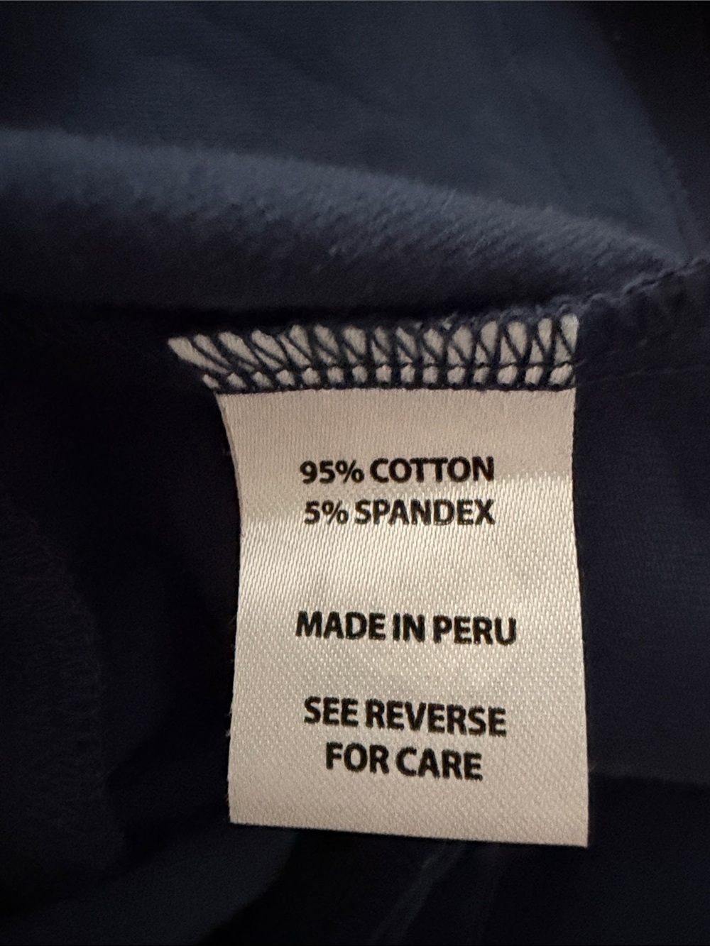 Spartina 449 Jersey Flounce Navy Skirt with Green and White Stripe Hem - Picture 4 of 6